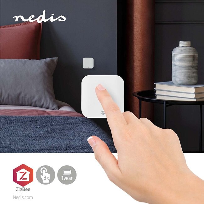 Nedis SmartLife Wandschalter | 1 Taste | Zigbee