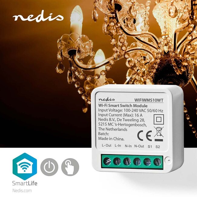 Nedis SmartLife Einbau-Modul für Lampen | Wi-Fi
