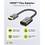 Goobay Plus HDMI Flex Adapter | Slimline | HDMI 2.1 (8K 60Hz + HDR) | 0,10 m
