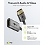 Goobay Plus HDMI Flex Adapter | Slimline | HDMI 2.1 (8K 60Hz + HDR) | 0,10 m