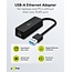 Goobay USB-A zu RJ45 LAN Adapter | USB 3.0 | CAT6 | Schwarz | 0,10 m