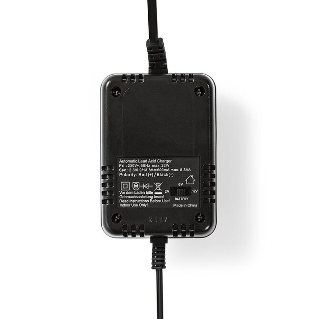 Nedis Bleiakku-Ladegerät | 2V/6V/12V