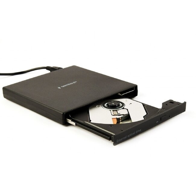 Gembird Externer CD/DVD Brenner | USB-A | Schwarz
