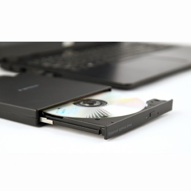 Gembird Externer CD/DVD Brenner | USB-A | Schwarz