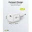 Goobay Nano USB-Ladegerät | USB-C PD | GaN | 20W | Weiß