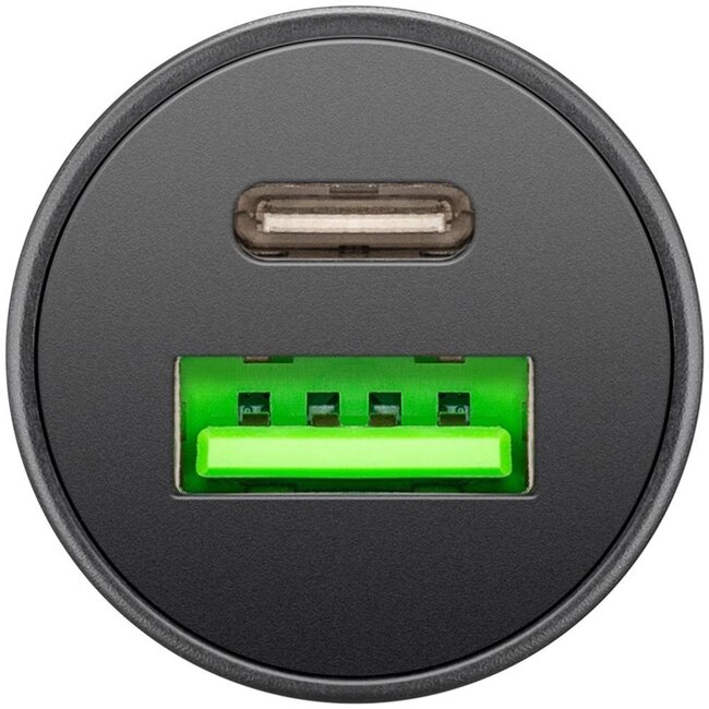 Goobay USB Auto-Ladegerät | USB-C PD & USB-A QC | 30W