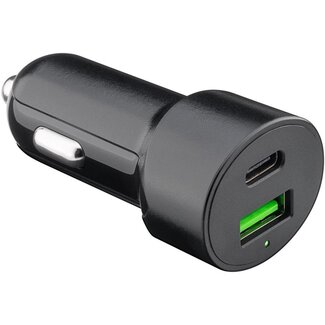 Goobay Goobay USB Auto-Ladegerät | USB-C PD & USB-A QC | 48W