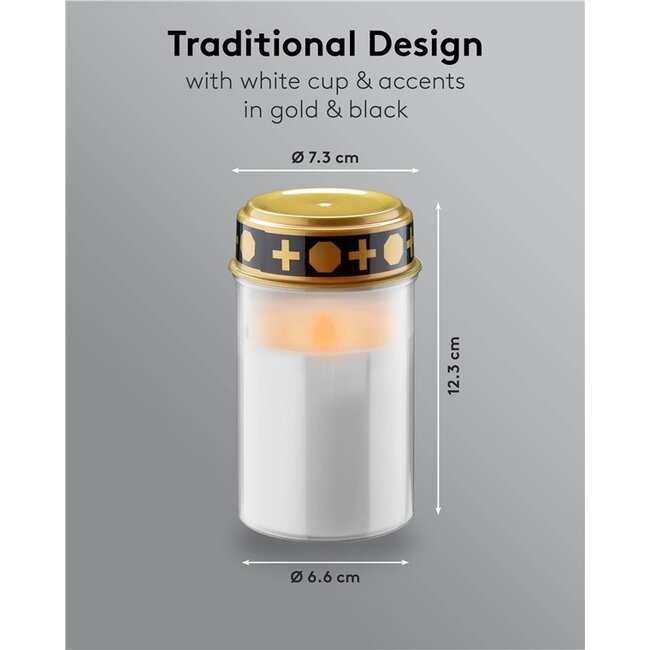 Goobay LED-Grablicht | Timerfunktion | Weiß | IP44