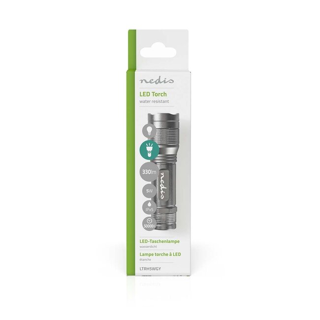 Nedis LED-Taschenlampe | 5W | IPX5