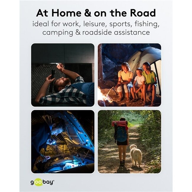 Goobay LED-Taschenlampe | 20W | IPX7