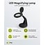 Goobay LED-Lupenlampe | 450 lm | 6W | Schreibtischständer | Schwarz