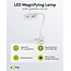 Goobay LED Lupe Lampe | 480 lm | 6W | Tischklemme | Weiß