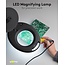 Goobay LED Lupe Lampe | 650 lm | 8W | Tischklemme | Schwarz