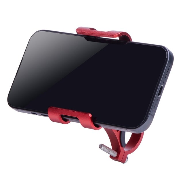 My Wall Smartphone-Fahrradhalter | bis 6,5 Zoll | Metall | Rot