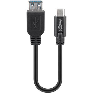 Goobay Goobay USB-C auf USB-A Adapter | USB 3.0 5 Gbps | OTG | 15W | 0,20 m
