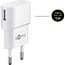 Goobay USB-Ladegerät mit Micro-USB-Kabel | 5W | Weiß | 1 Meter
