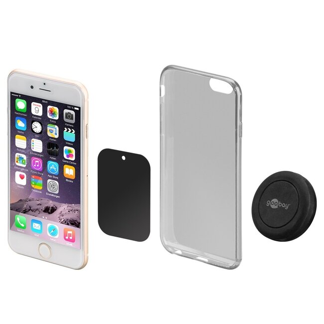 Goobay Magnetische Smartphone Autohalterung | Klebehalterung