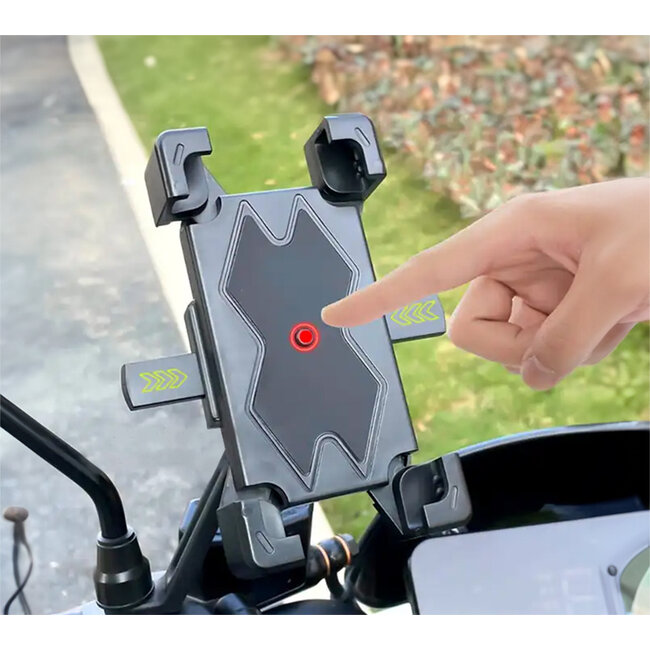 My Wall Smartphone-Fahrradhalter | bis 7 Zoll | Schwarz