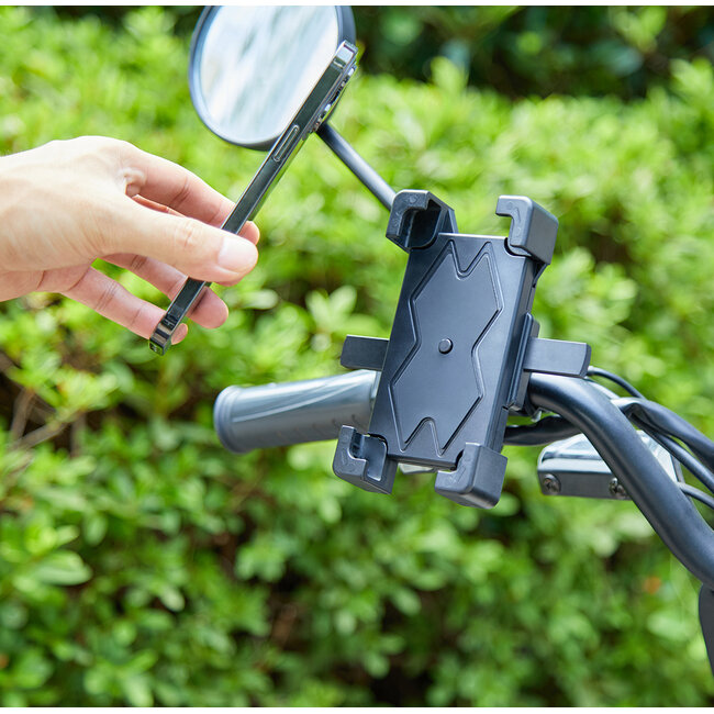 My Wall Smartphone-Fahrradhalter | bis 7 Zoll | Schwarz