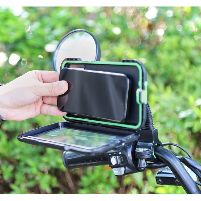My Wall Smartphone Fahrradhalter | bis 7 Zoll | wasserdicht | schwarz