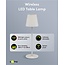 Goobay LED-Tischlampe | RGB + Warmweiß | Dimmbar | USB-C Ladebar | Weiß | IP44