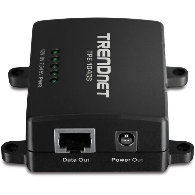 TRENDnet TPE-104GS PoE Gigabit Splitter | 5V/9V/12V