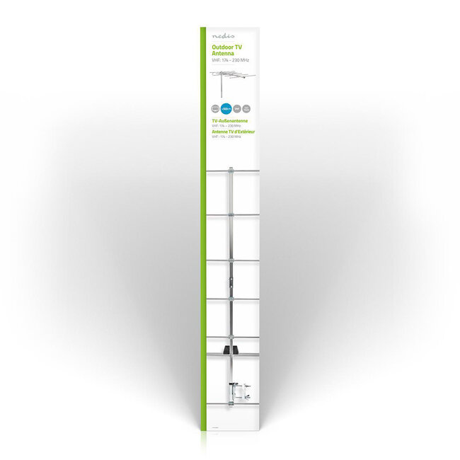 Nedis VHF DVB-T/T2 Außenantenne | Passiv | 13 dB