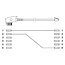 TAE-F zu RJ11 (6P2C) DSL-Kabel | Modem/Router | Schwarz | 3 Meter