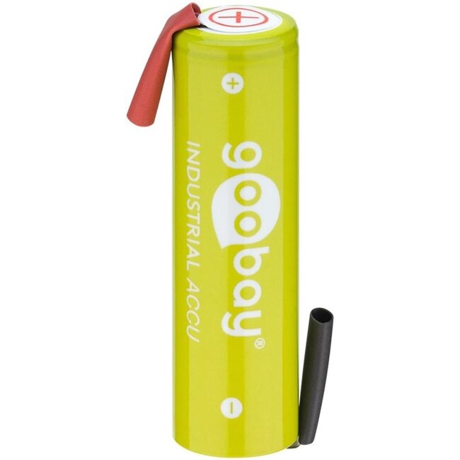 Goobay Akku | 1x AA (HR6) | 2100 mAh | Lötanschluss