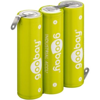 Goobay Goobay Akku-Pack | 3x AA (HR6) | 2100 mAh | Lötanschluss