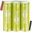 Goobay Akku-Pack | 3x AA (HR6) | 2100 mAh | Lötanschluss