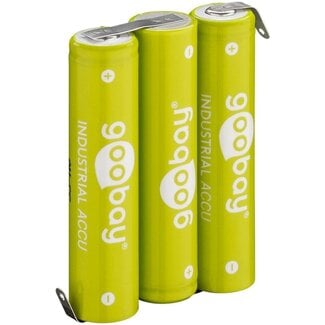 Goobay Goobay Akku-Pack | 3x AAA (HR03) | 800 mAh | Lötanschluss