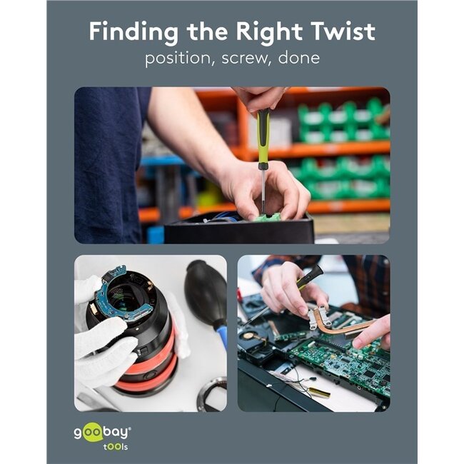 Goobay Präzisions-Schraubendreherset | 7-teilig