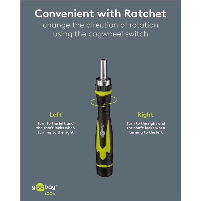 Goobay Schraubendrehersatz | 26 Bits