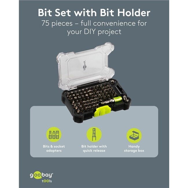 Goobay Bit-Set | 75-teilig