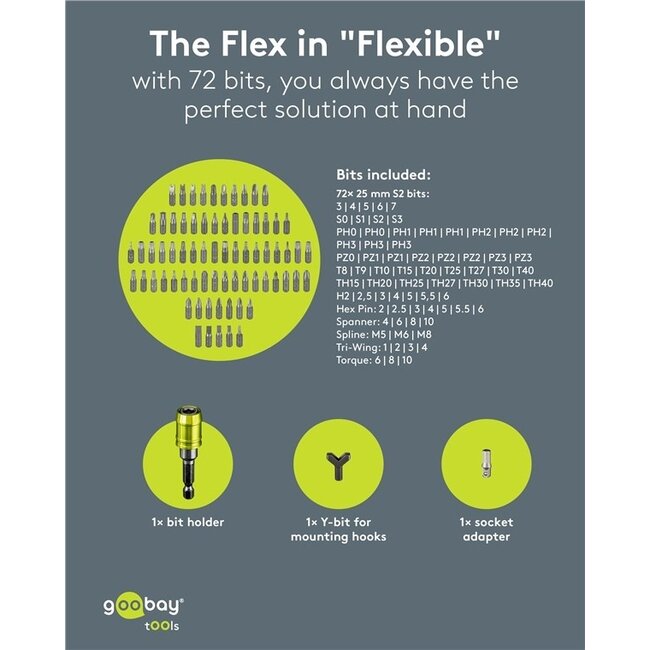 Goobay Bit-Set | 75-teilig