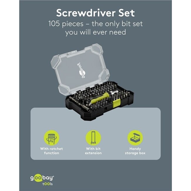 Goobay Schraubendrehersatz | 99 Bits