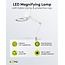 Goobay LED Lupe Lampe | 650 lm | 8W | Tischklemme | Weiß