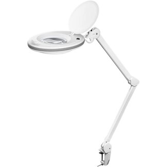 Goobay Goobay Premium LED-Lupenlampe | 650 lm | 8W | Tischklemme | Weiß