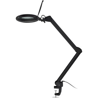 Goobay Goobay LED-Lupenlampe | 800 lm (dimmbar) | 10W | Tischklemme | Schwarz