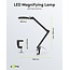 Goobay LED-Lupenlampe | 800 lm (dimmbar) | 10W | Tischklemme | Schwarz