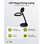 Goobay LED-Lupenlampe | 450 lm (dimmbar) | 6W | Schreibtischständer | Schwarz