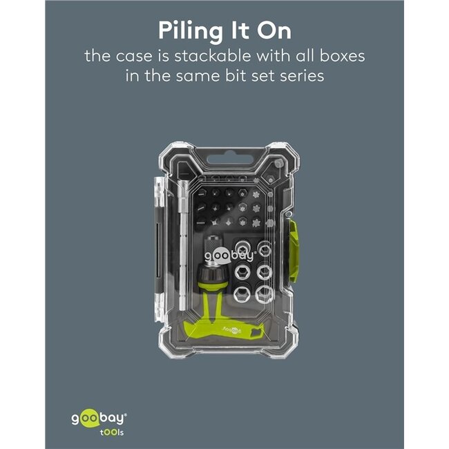 Goobay Schraubendrehersatz | 30 Bits