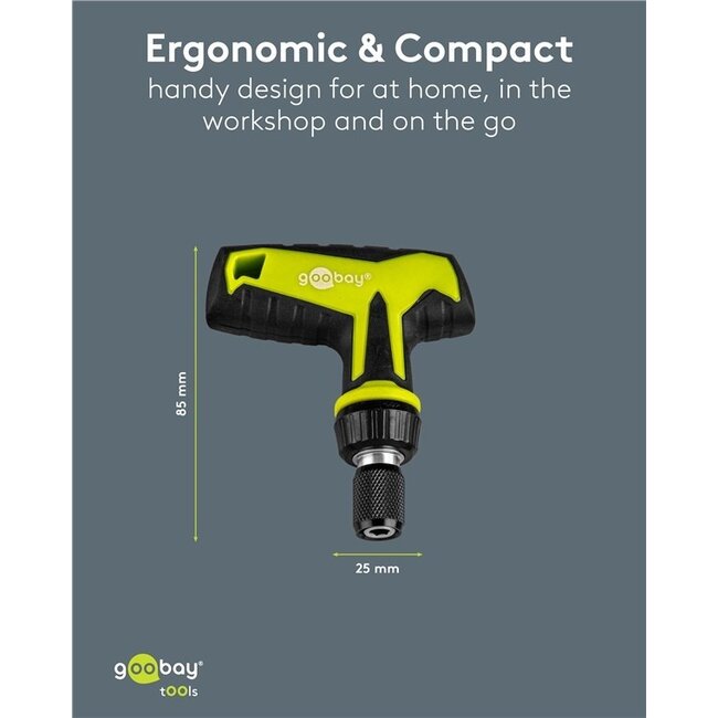 Goobay Schraubendrehersatz | 30 Bits