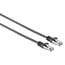 UFTP CAT7 Flaches Netzwerkkabel | PVC | Schwarz | 1 Meter