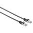 UFTP CAT7 Flaches Netzwerkkabel | PVC | Schwarz | 10 Meter