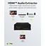 Goobay HDMI Audio Extractor mit ARC | 2.1, 5.1 & ARC | HDMI 2.0 (4K 60Hz)