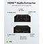 Goobay HDMI Audio Extractor mit ARC | 2.1, 5.1 & ARC | HDMI 2.0 (4K 60Hz)