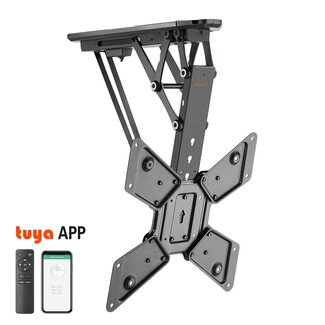 My Wall My Wall TV-Deckenhalterung | bis 65 Zoll | motorisiert | klapp- und drehbar | App & Fernbedienung | schwarz