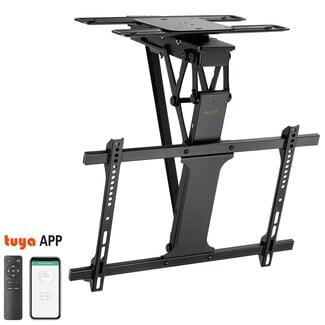 My Wall My Wall TV-Deckenhalterung | bis 75 Zoll | motorisiert | klapp- und drehbar | App & Fernbedienung | schwarz